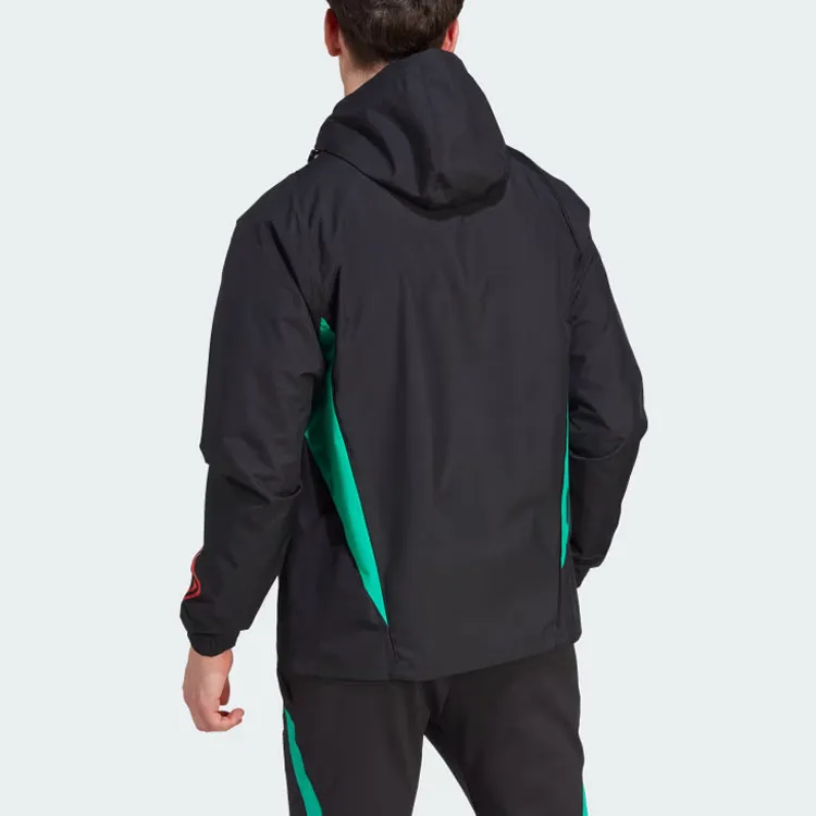 Adidas Manchester United Tiro 23 All-Weather Jacket Jackets Coats Men's Black-2