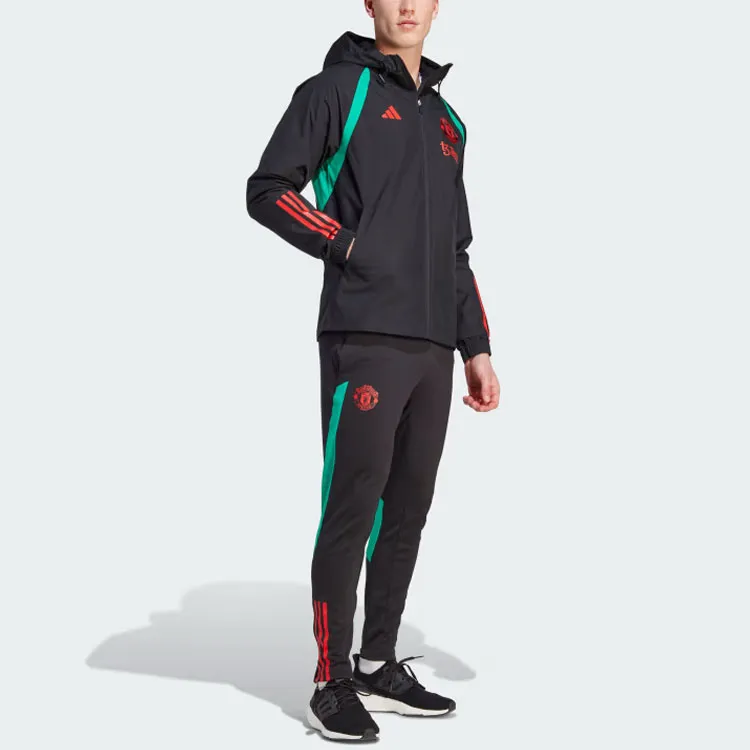 Adidas Manchester United Tiro 23 All-Weather Jacket Jackets Coats Men's Black-3