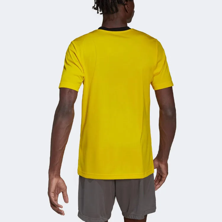 Adidas Entrada 22 T Shirt Men's Yellow-3