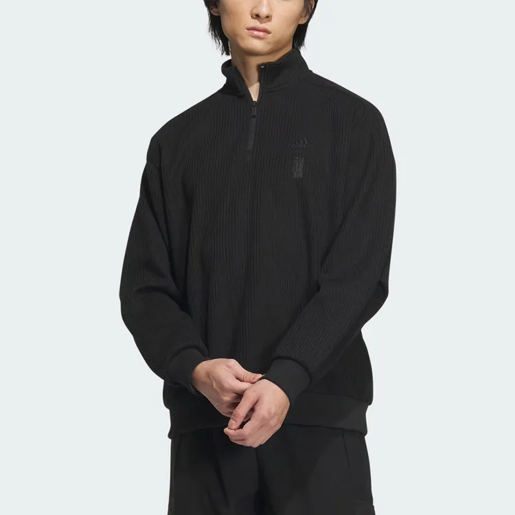 Adidas Wuji Series Wuji Warm Sweatshirt Jackets Coats Men's Black-1