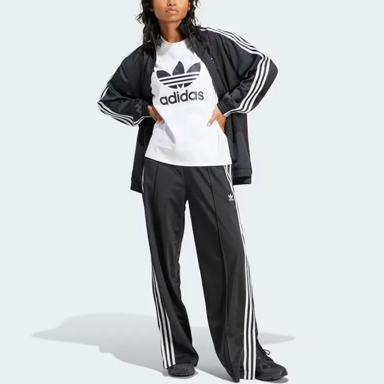 Adidas Originals Drop Shoulder Sleeve T Shirt Women's White-3