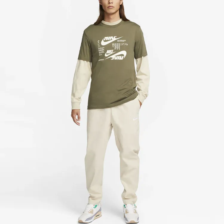 Nike Sportswear T-Shirt Men's Medium Olive-2