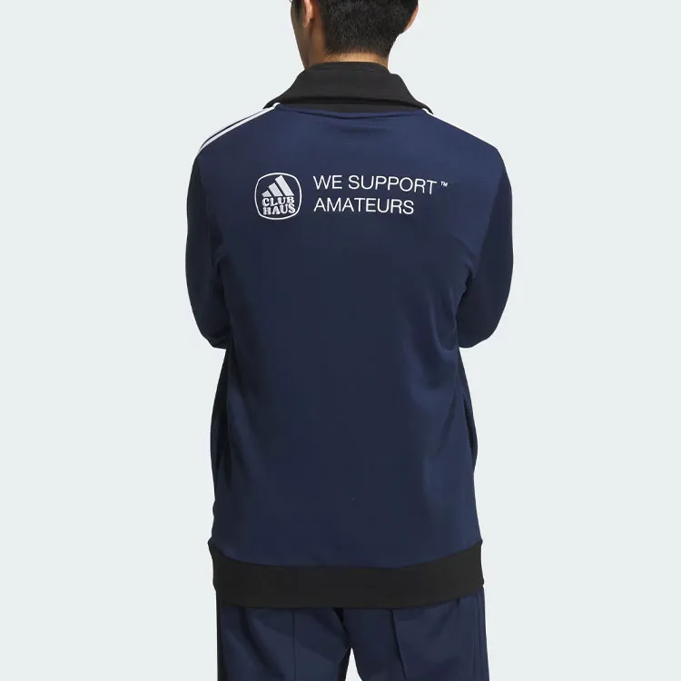 Adidas CLUBHAUS Collaboration Track Jacket Jackets Coats Men's College Navy-2
