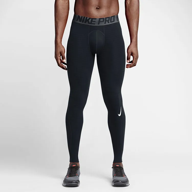 Nike Pro Warm Athletic Trousers Men's Black-2