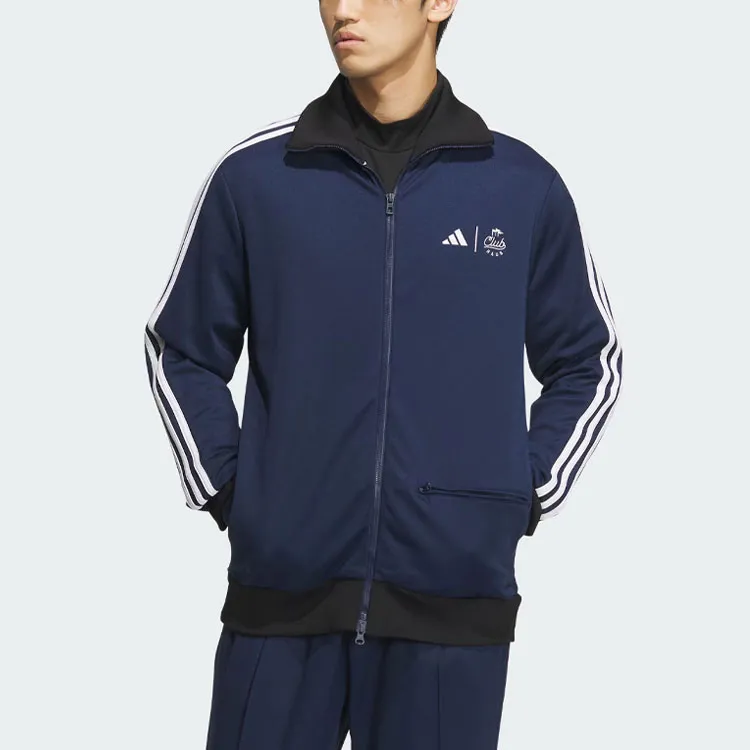 Adidas CLUBHAUS Collaboration Track Jacket Jackets Coats Men's College Navy-1