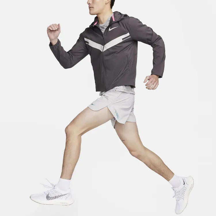 Nike Repel Windrunner Jackets Coats Men's Medium Gray-2