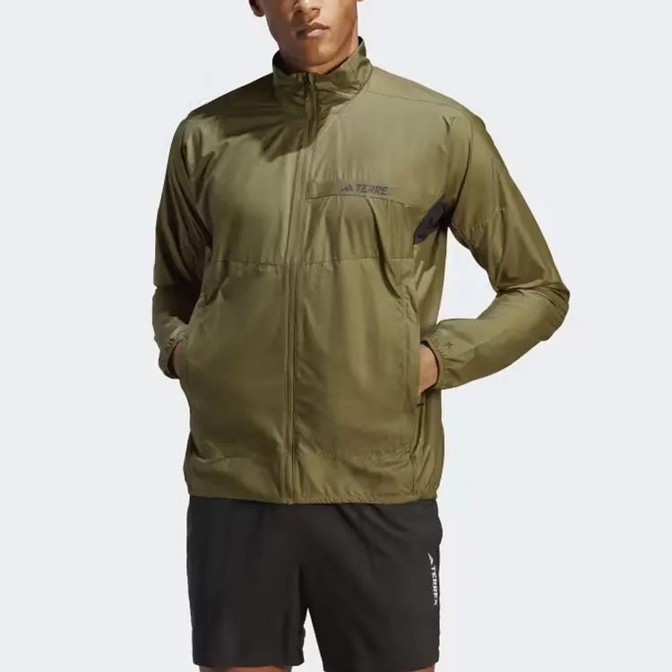 Adidas Terrex Multi Windbreaker Jackets Coats Men's Olive Green-1
