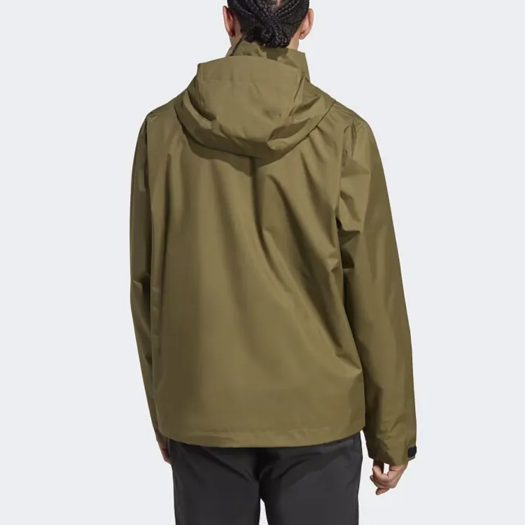 Adidas Terrex Multi Rain.Rdy 2-Layer Rain Jacket Jackets Coats Men's Olive Green-3