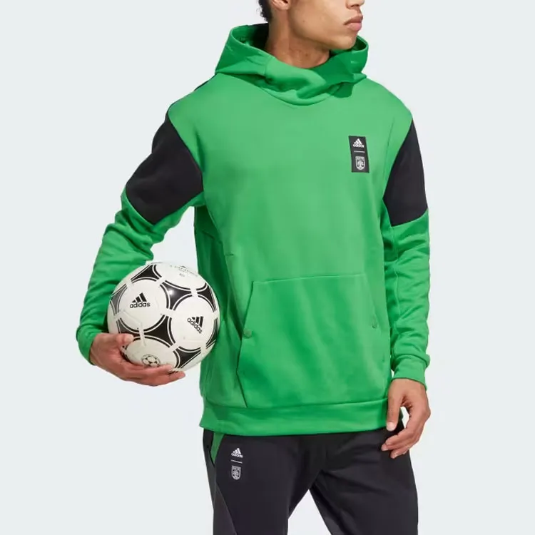 Adidas Austin Fc Travel Hoodie Sweatshirt Men's Green-3