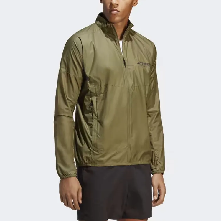 Adidas Terrex Multi Windbreaker Jackets Coats Men's Olive Green-3
