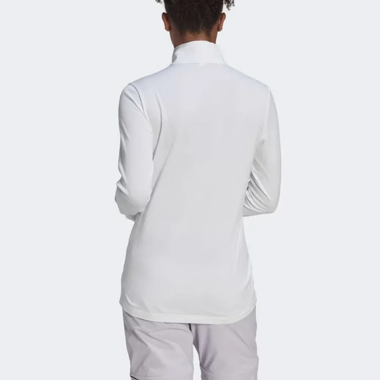 Adidas Terrex Multi 1/2 Zip Fleece Sweatshirt Jackets Coats Women's White-3