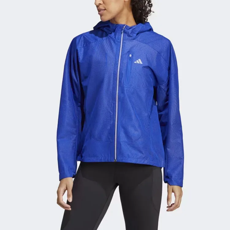 Adidas Adizero Running Jacket Jackets Coats Women's Dark Blue-1