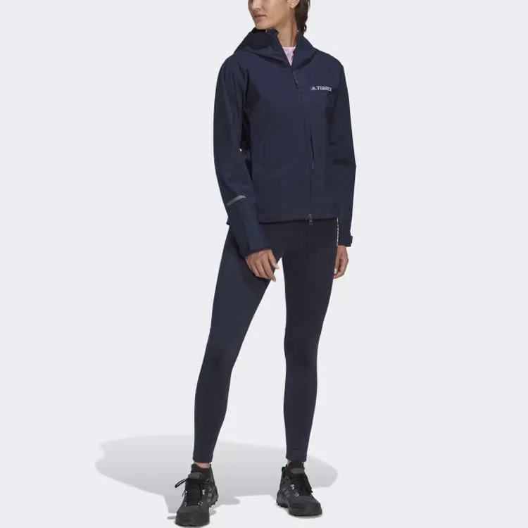Adidas Terrex Multi Rain.Rdy 2.5-Layer Rain Jacket Jackets Coats Women's Ink Blue-4