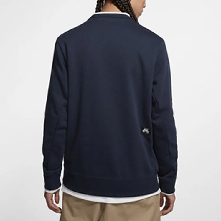 Nike SB Icon Sweatshirt Men's Navy Blue-2