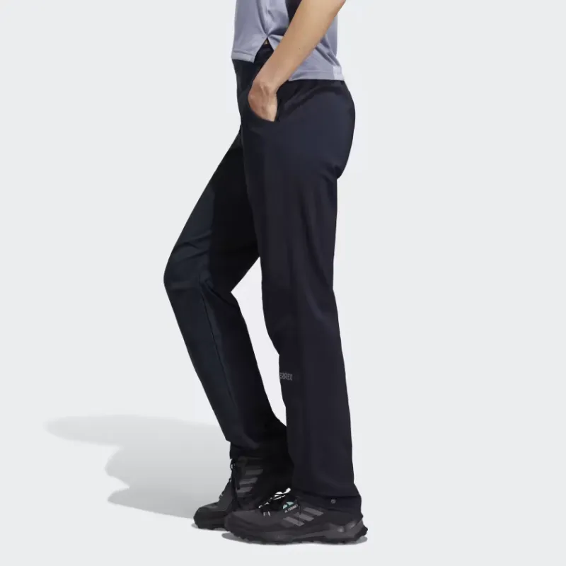 Adidas Terrex Multi Woven Trousers Casual Pants Women's Ink Blue-4