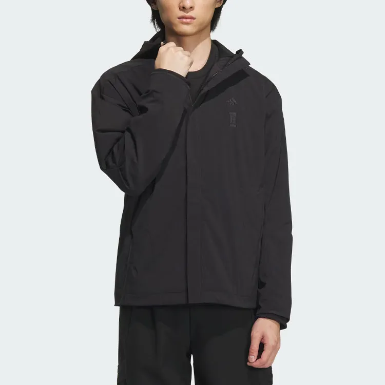 Adidas Wuji Series Wuji Warm Woven Jacket Jackets Coats Men's Black-3