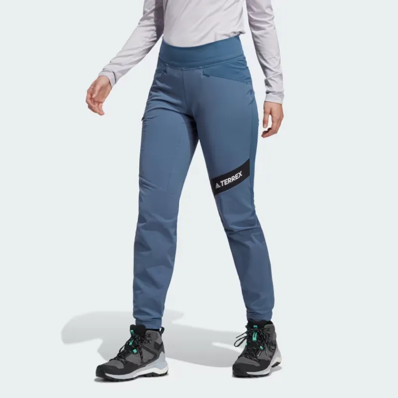 Adidas Techrock Alpine Climbing Trousers Athletic Trousers Women's Blue-1