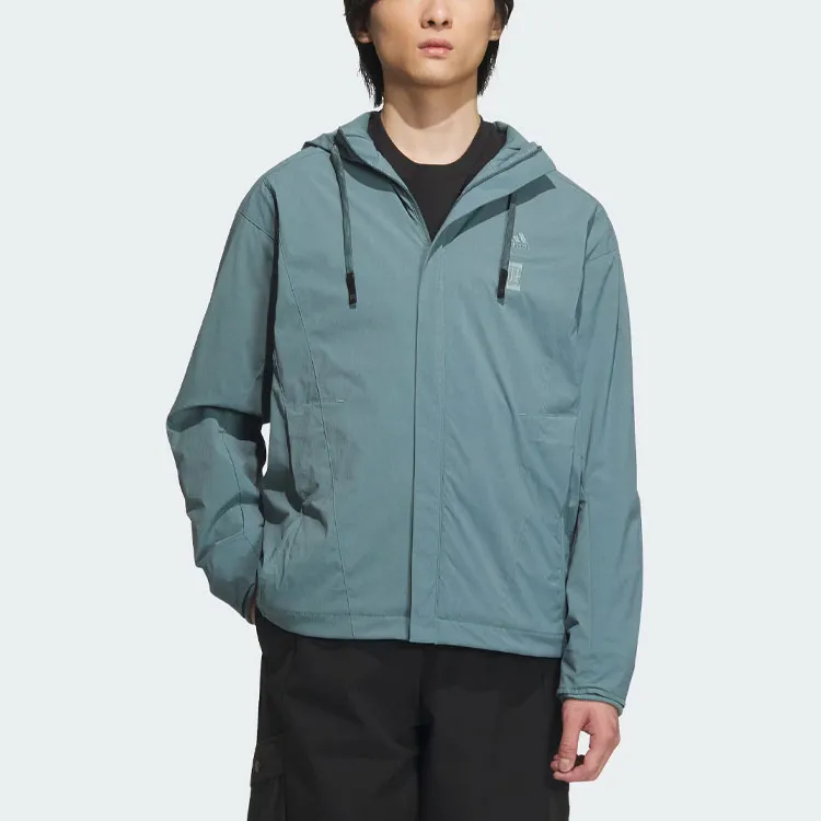 Adidas Wuji Series Wuji Warm Woven Jacket Jackets Coats Men's Mist Emerald-1