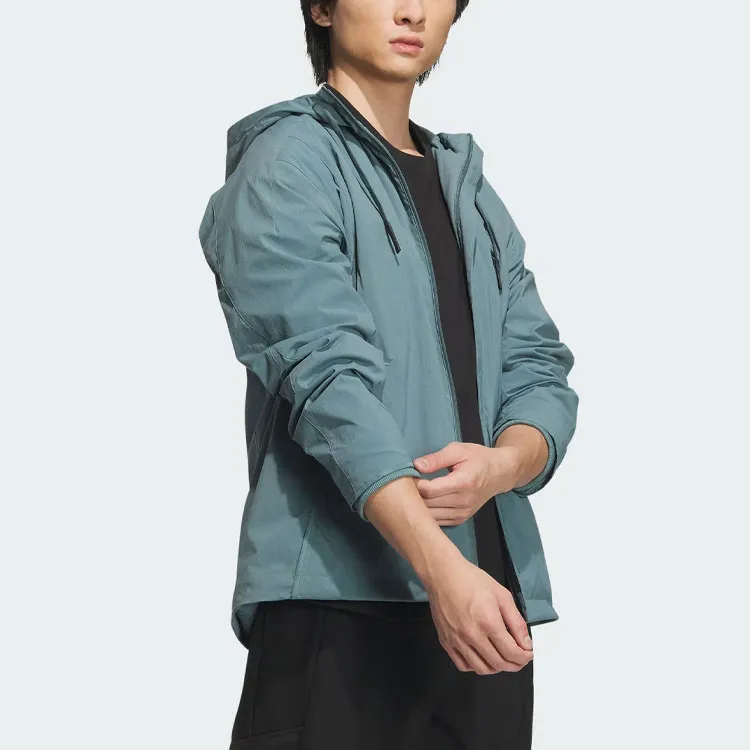 Adidas Wuji Series Wuji Warm Woven Jacket Jackets Coats Men's Mist Emerald-3