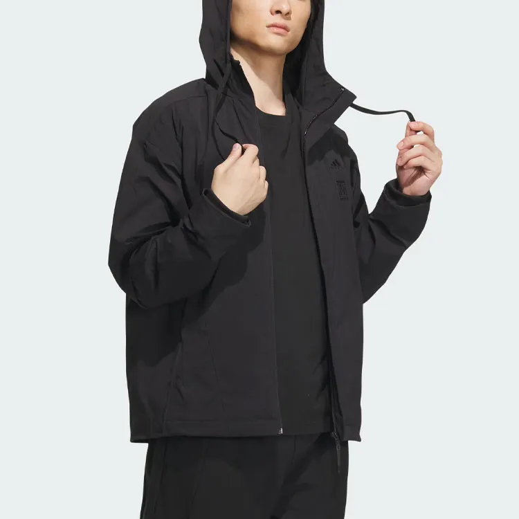 Adidas Wuji Series Wuji Warm Woven Jacket Jackets Coats Men's Black-2
