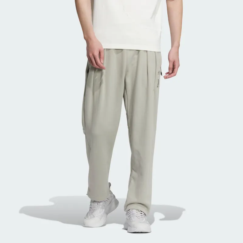 Adidas Wuji Series Wuji Heavy French Terry Pants Knitted Sports Pants Men's Sesame Earth-1