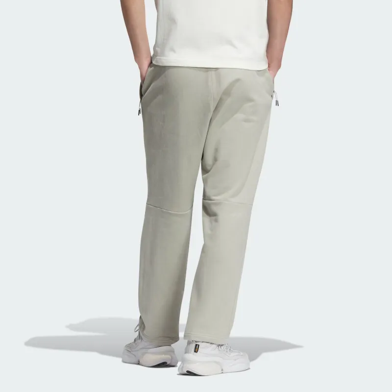 Adidas Wuji Series Wuji Heavy French Terry Pants Knitted Sports Pants Men's Sesame Earth-2