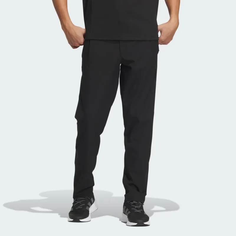 Adidas Wuji Series Wuji Stretch Pants Knitted Sports Pants Men's Black-1