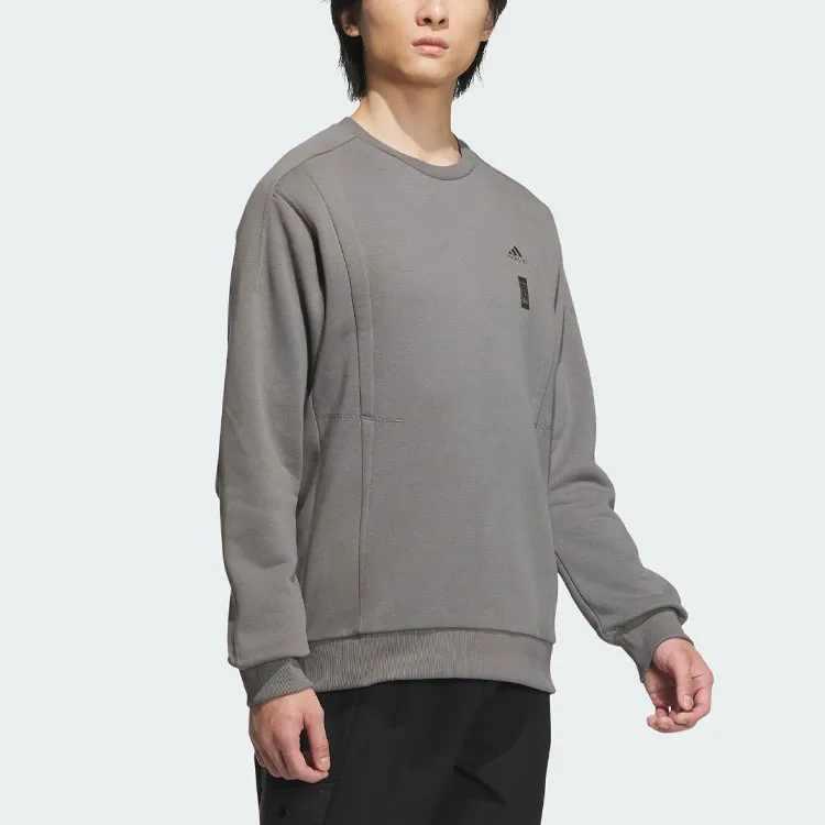 Adidas Wuji Series Wuji Must Have Sweatshirt Men's Gray-3