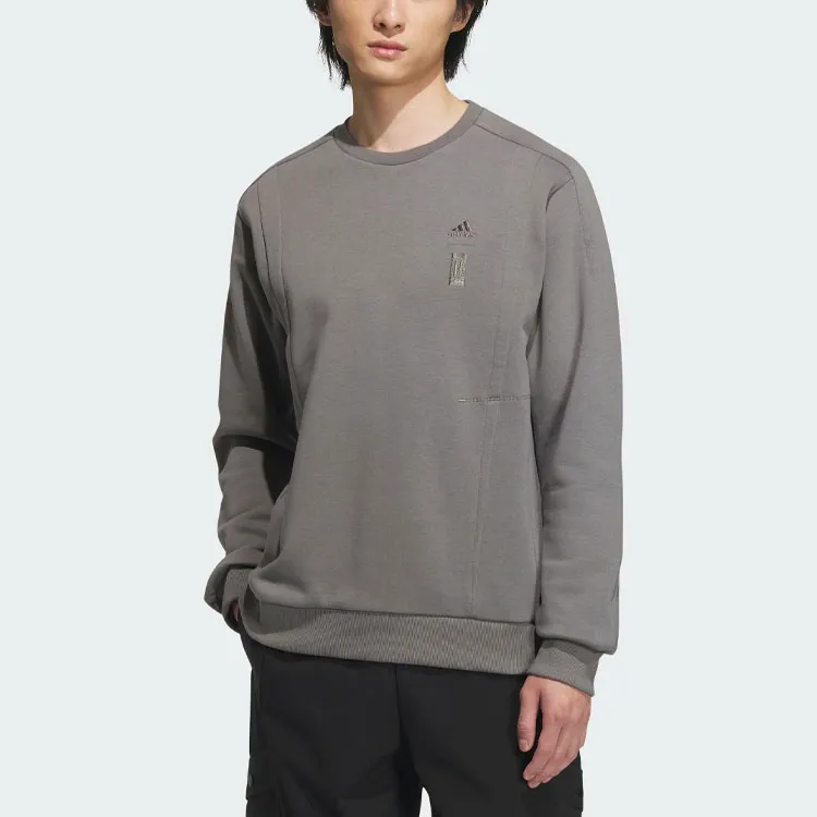 Adidas Wuji Series Wuji Must Have Sweatshirt Men's Gray-1
