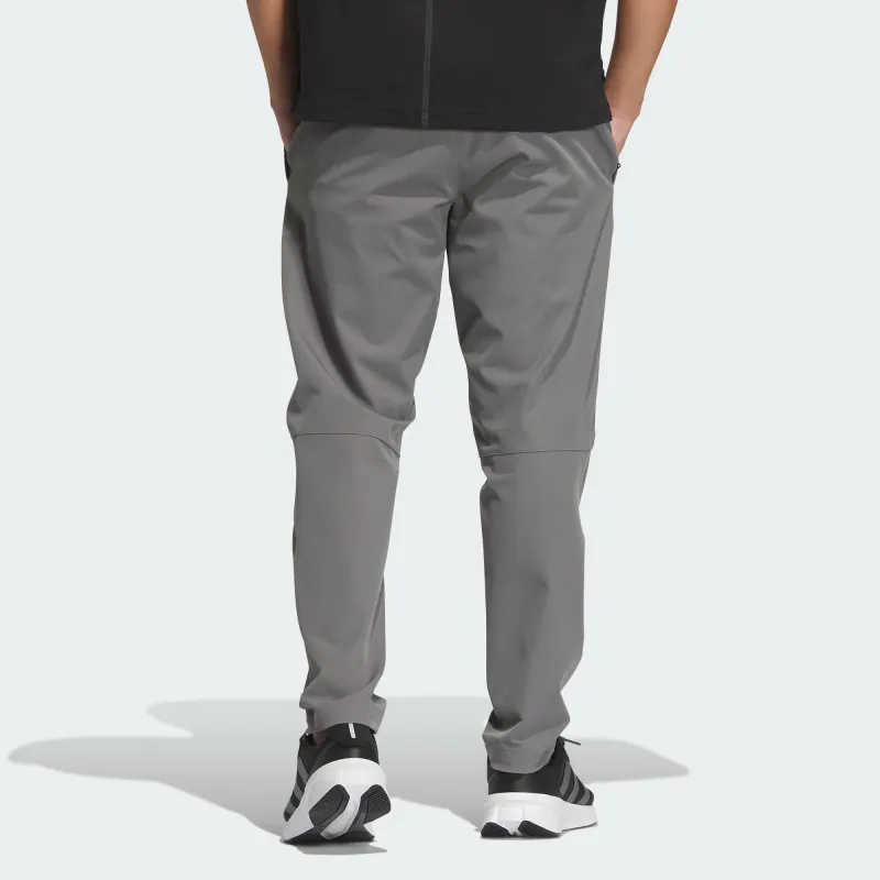 Adidas Wuji Series Wuji Stretch Pants Knitted Sports Pants Men's Gray-2