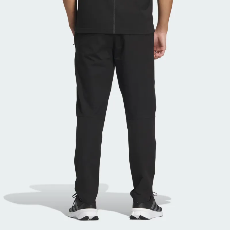 Adidas Wuji Series Wuji Stretch Pants Knitted Sports Pants Men's Black-2