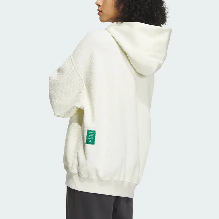 Adidas Sportwear Collection Reversible Hoodie Sweatshirt Unisex Ecru-8