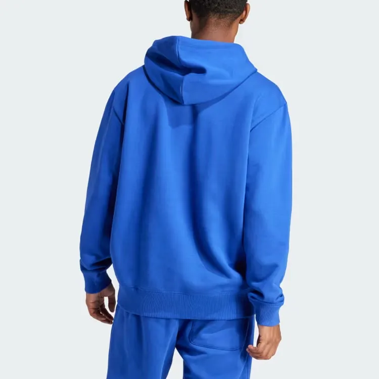 Adidas All Szn Fleece Hoodie Sweatshirt Men's Royal Blue-3