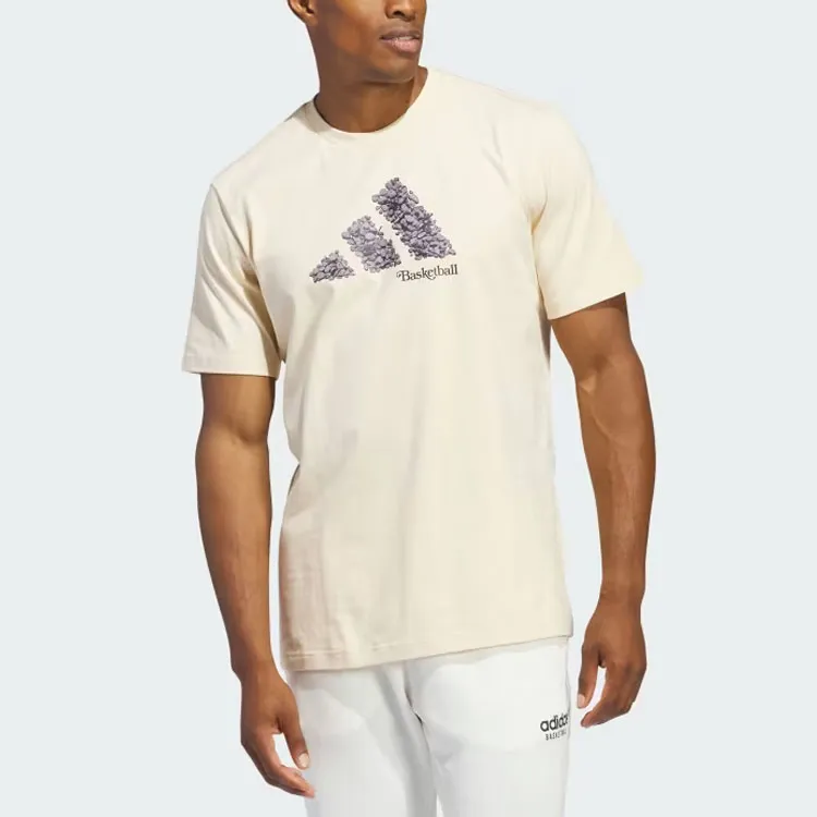 Adidas Court Therapy T Shirt Men's Beige-1