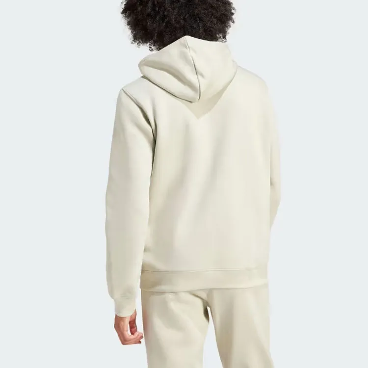 Adidas Originals Essential Trefoil Essentials Hoodie Sweatshirt Men's Oil Gray-3