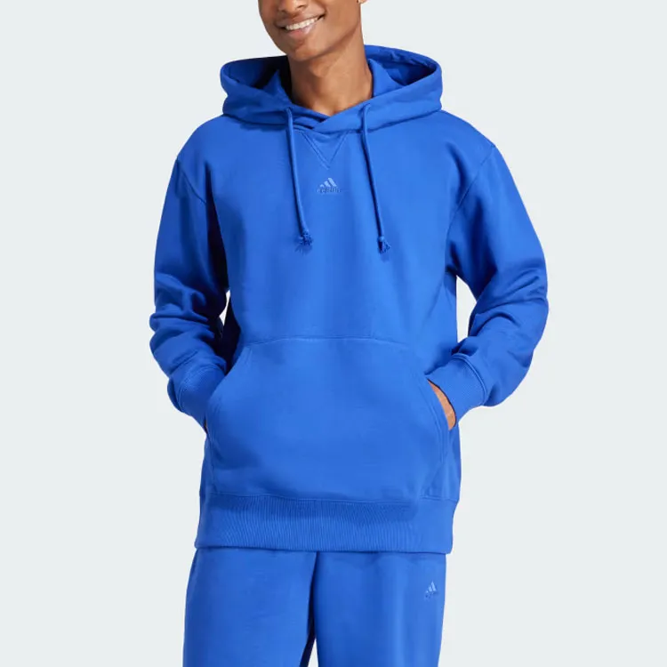 Adidas All Szn Fleece Hoodie Sweatshirt Men's Royal Blue-1