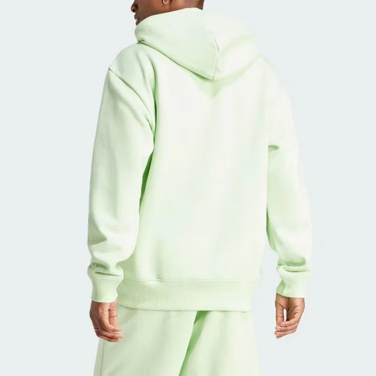 Adidas All Szn Fleece Hoodie Sweatshirt Men's Light Green-2