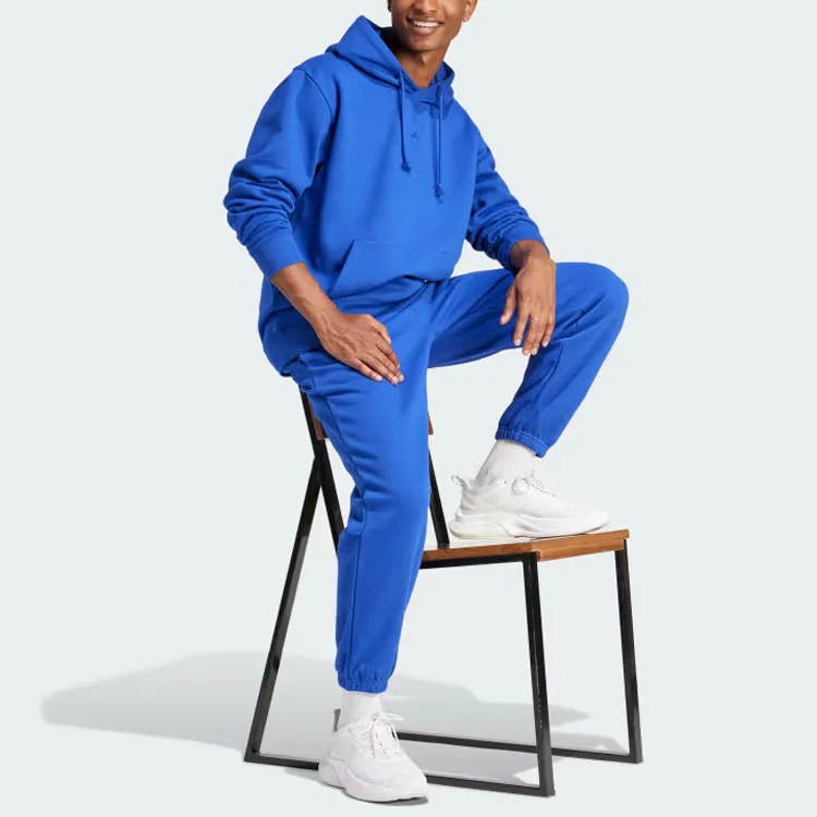 Adidas All Szn Fleece Hoodie Sweatshirt Men's Royal Blue-2