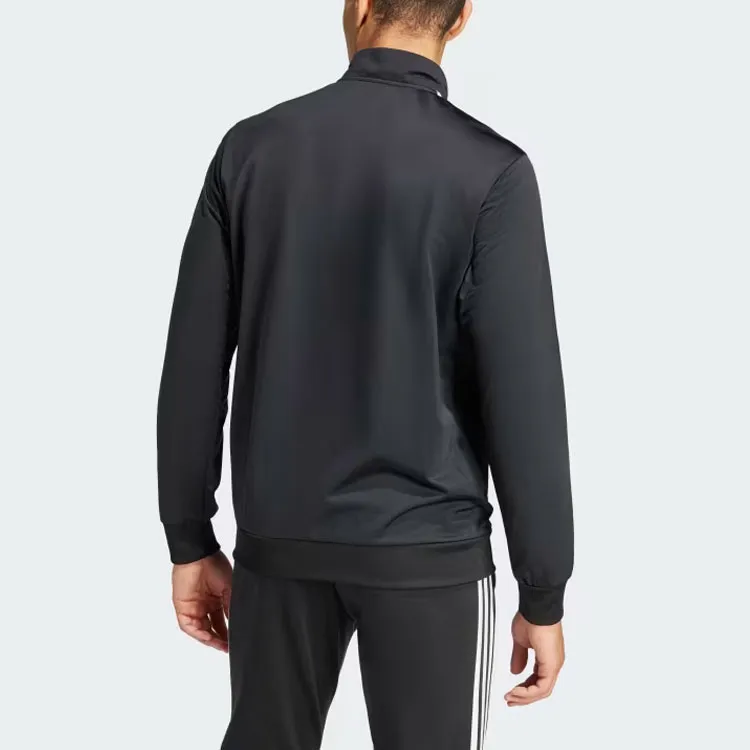 Adidas Germany Dna Track Top Retro Sports Stand Collar Jackets Men's Black-2