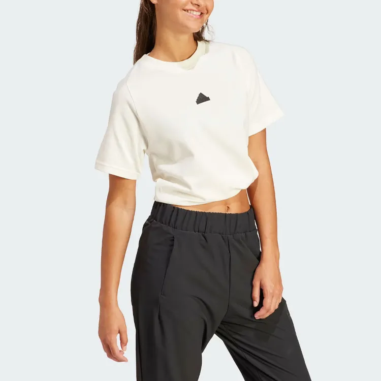 Adidas Z.N.E. Other T-Shirt Women's White-3