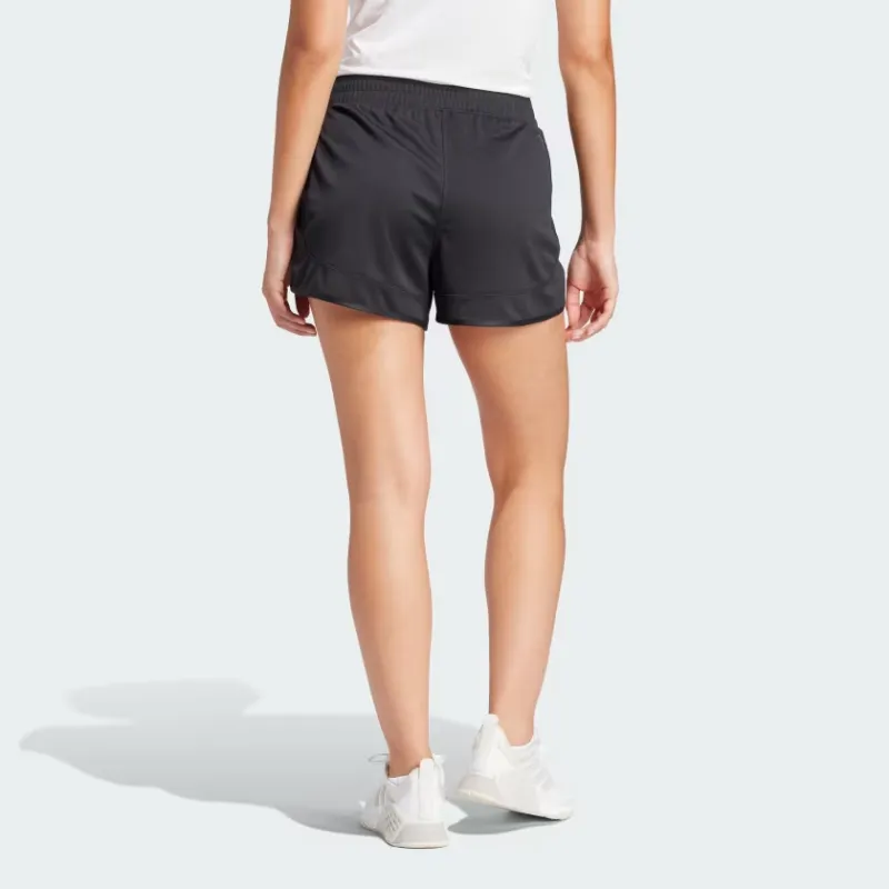 Adidas Pacer Essentials Knit High Rise Shorts Sports Shorts Women's Black-2