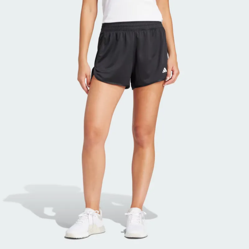 Adidas Pacer Essentials Knit High Rise Shorts Sports Shorts Women's Black-1