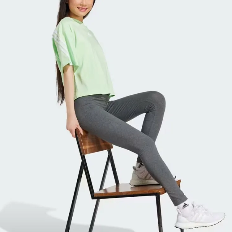 Adidas Future Icons Drop Shoulder Sleeve T Shirt Women's Green-3