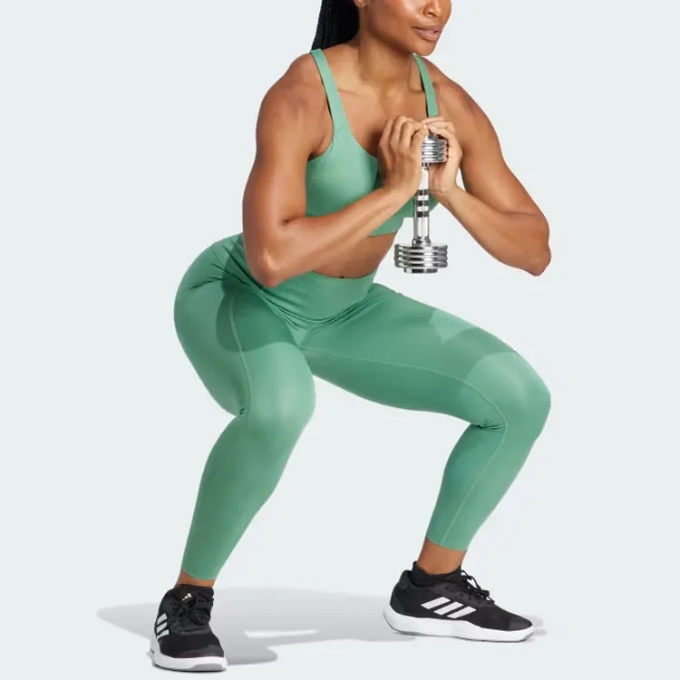 Adidas Free Shipping With AdiClub Optime Power 7/8 Leggings-3