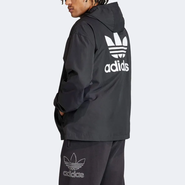 Adidas Originals Adicolor Trefoil Adicolor Jackets & Coats Men's Black-2
