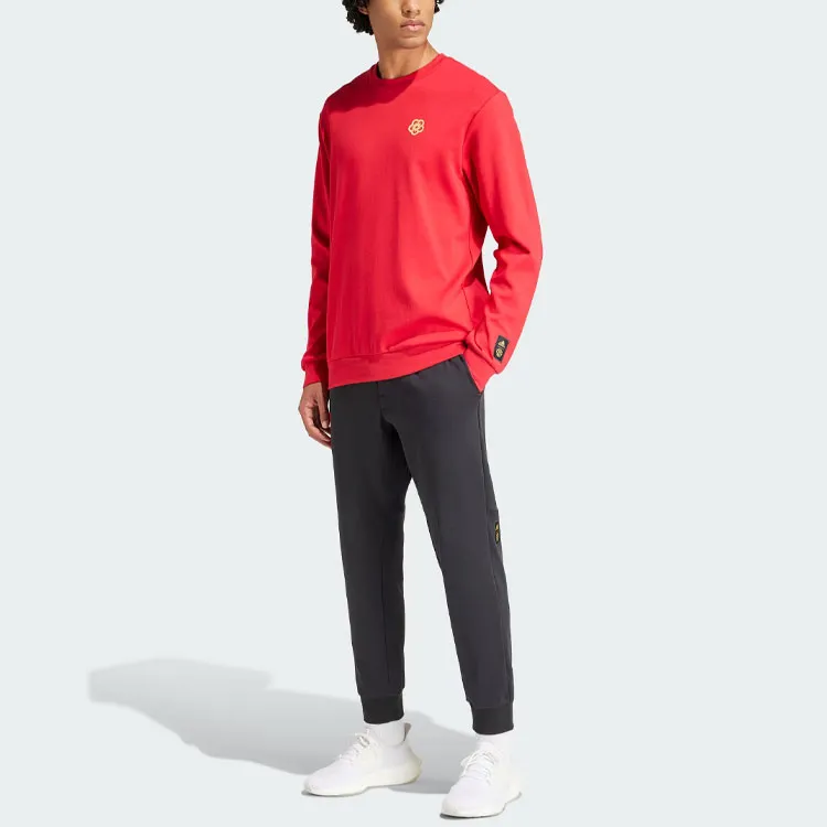 Adidas FW23 Sweatshirt Men's Red-3