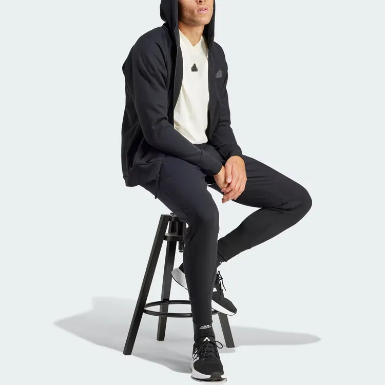 Adidas Z.N.E. SS24 True Healing Collection Hooded Track Jacket Jackets Coats Men's Black-3
