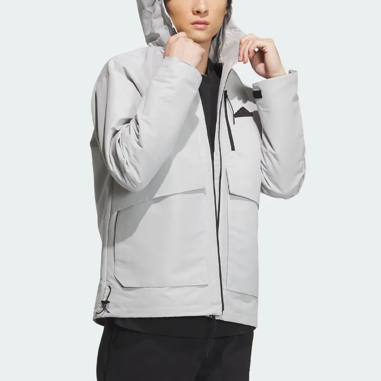 Adidas CITY ESCAPE Wind.Rdy City Escape Jacket Jackets Coats Men's Light Gray-2