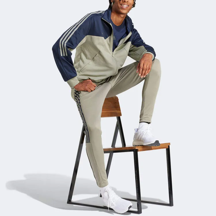 Adidas Tiro Joggers Knitted Sports Pants Men's Gray-2