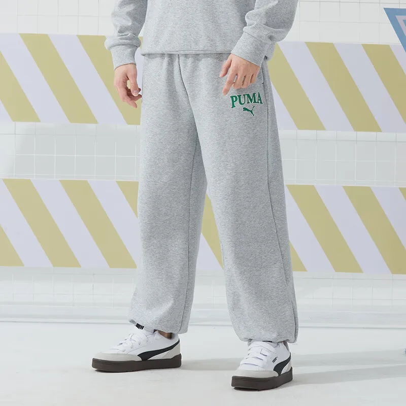 PUMA Knitted Sports Pants Unisex Gray-4